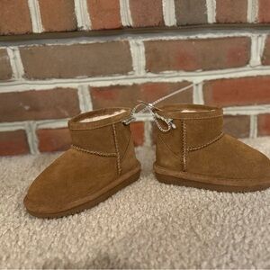 BearPaw Kids Brown Suede Boots